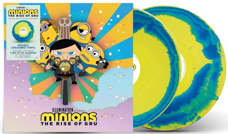 minions bande originale ost soundtrack rise of gru il etait une fois Vinyl LP colore