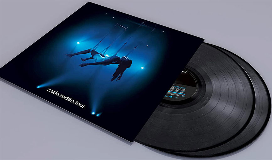 Zazie rodeo tour edition double vinyle LP bleu edition limitee