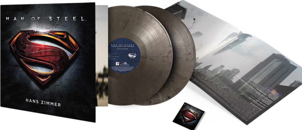 man of steelbook ost soundtrack BO vinyl lp 180gr limite edition