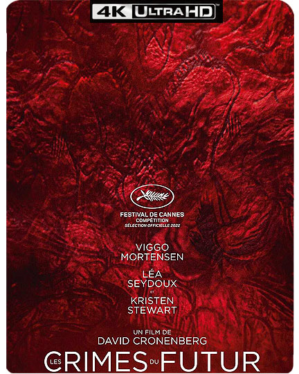 steelbook crimes du futur Blu ray 4K Ultra HD edition collector limitee