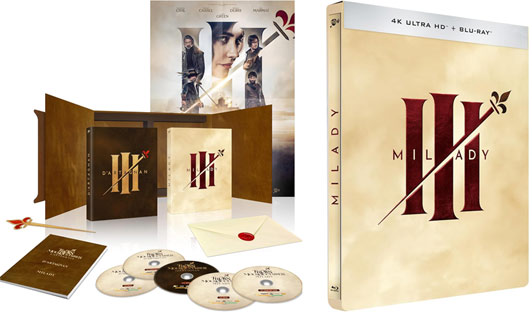 coffret 4k 3 mousquetaires milady