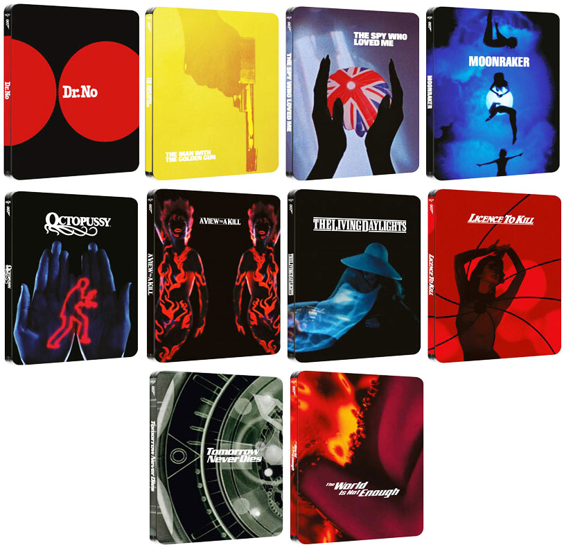 steelbook james bond collector 60 anniversaire 2022 bluray
