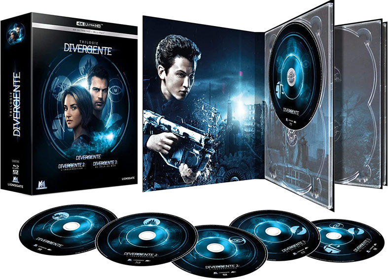 Divergente coffret integrale bluray 4k ultra hd edition