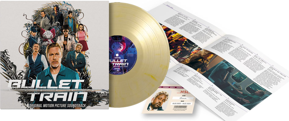 bullet train vinyl lp edition limite colore collector