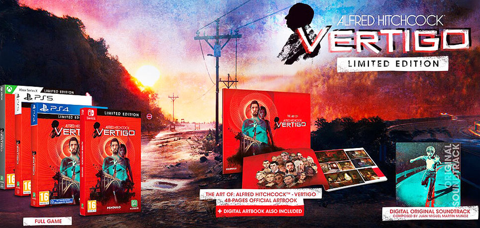vertigo hitchcock ps5 ps4 xbox Nintendo switch collector