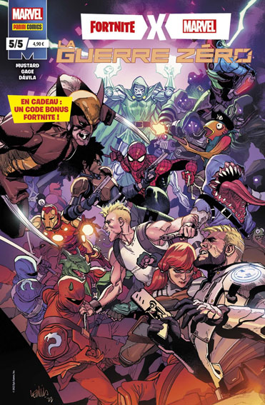 Fortnite x marvel comics tome 5 t5 guerre zero xmen