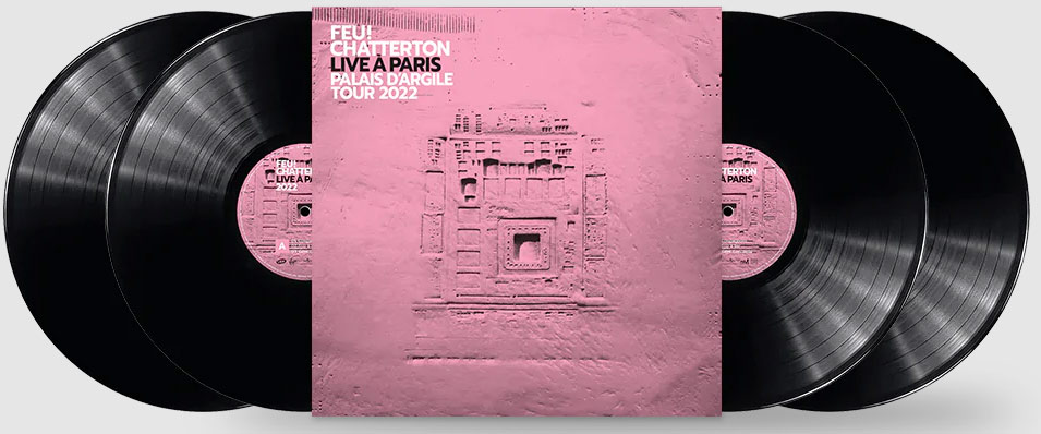 feu chatterton live paris 2022 palais argile vinyl lp cd 4lp edition limitee