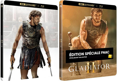 precommande gladiator 2 bluray dvd 4k