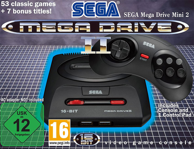 sega mega drive 2 mini precommande 2022 noel cadeau retrogaming