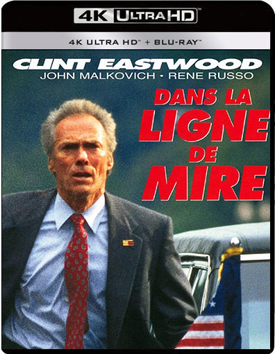 Dans la ligne de mir bluray 4k ultra hd clint eastwood