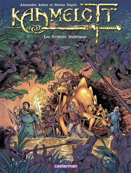 La bande dessinée Kaamelott Tome 9 nouvelle BD 2020 Les renforts Maléfiques Nouvelle BD bande dessinee Kaamelott 2020