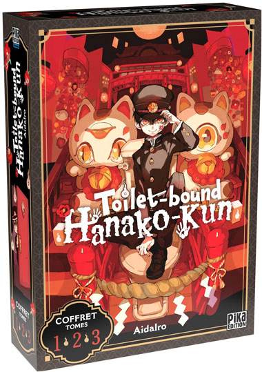 Toilet Bound Hanako Kun manga coffret 3 tomes noel 2022