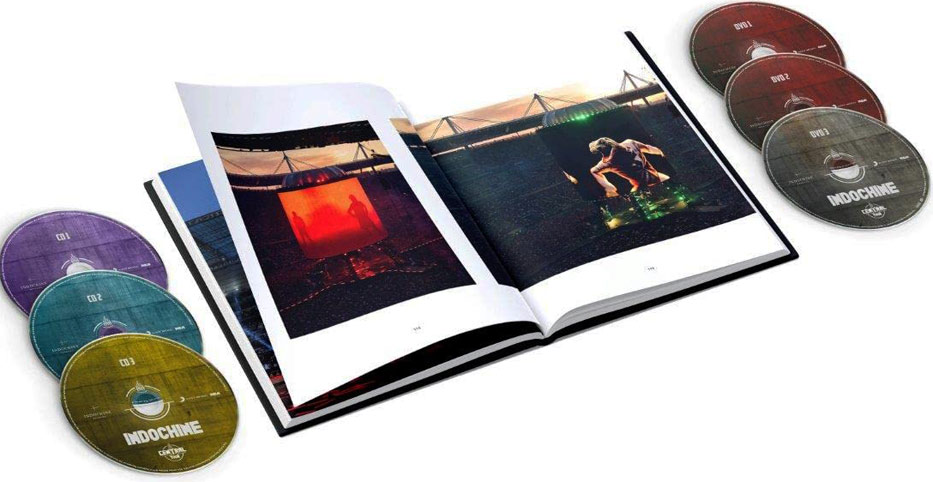 Concert film Live Indochine central tour achat coffret CD DVD 2022 2023