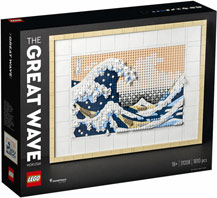 0 lego tableau hokusai manga