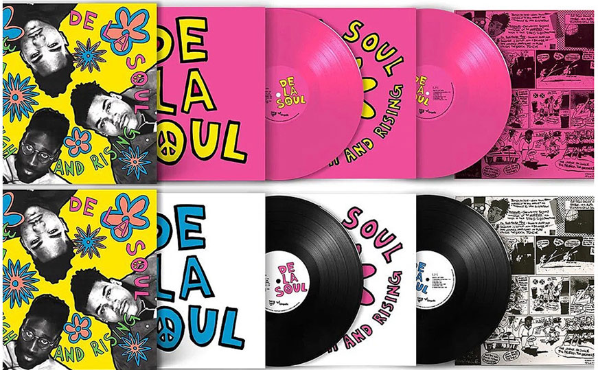 De la soul 3 feet high rising vinyl lp edition colore