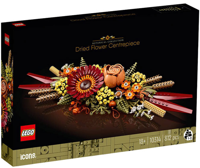 Lego 10314 botanical fleur seche dried flower