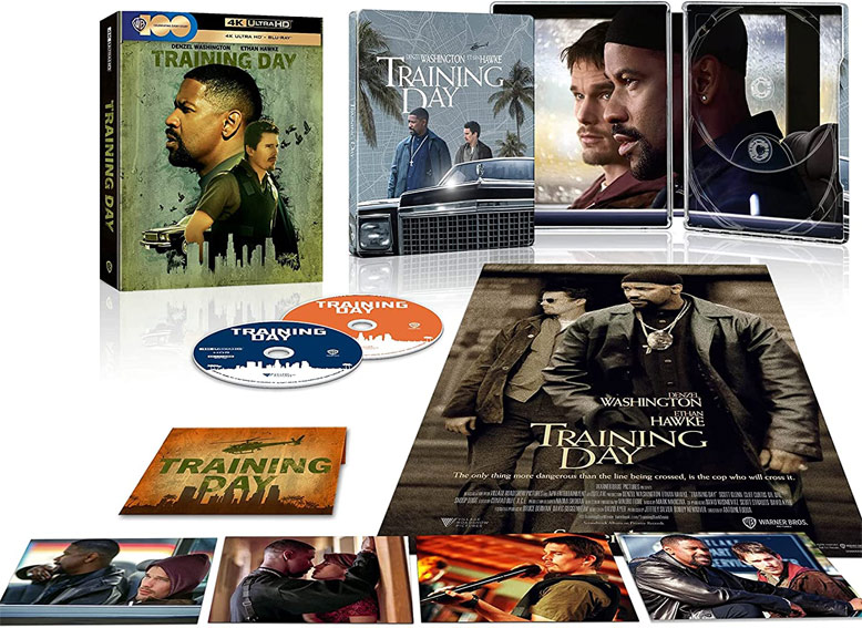 Training day coffret steelbook collector bluray 4k ultra hd