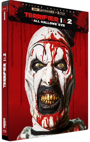 terrifier 1 2 steelbook bluray 4k ultra hd edition limitee fnac