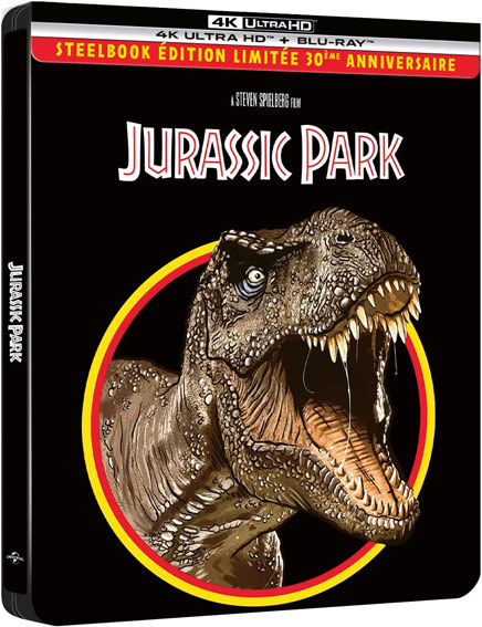 Steelbook jurassic park 30 anniversaire bluray 4k ultra hd uhd