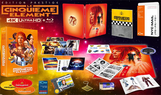 steelbook 4k coffret cinquieme element