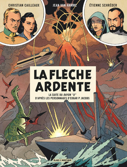 BD la fleche ardente suite rayon U blake mortimer van hamme