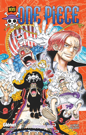 One piece t105 tome 105 jaquette brillante edition collector limitee
