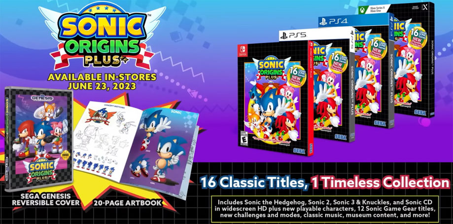 Sonic origins plus PS5 PS4 Nintendo edition day one