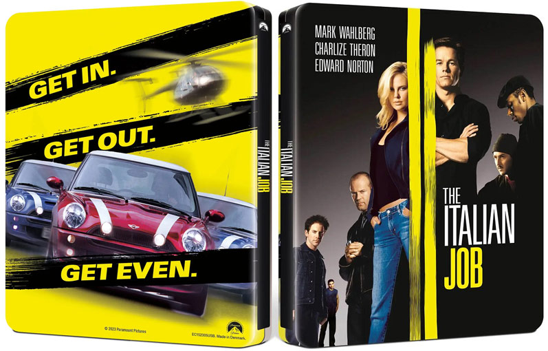 braquage italienne italian job steelbook bluray 4K edition Collector