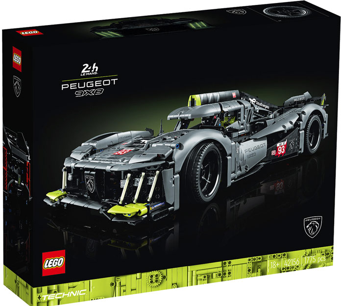 LEGO 24h mans peugeot hypercar 42156 collection 100 anniversaire circuit mans