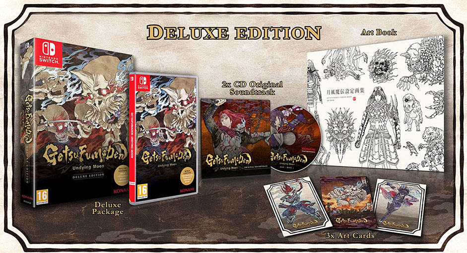 Getsu Fuma Den Undying Moon coffret collector nintendo switch deluxe