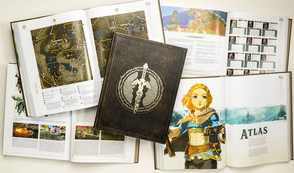 Legend of zelda tears of kingdom artbook guide officiel collector