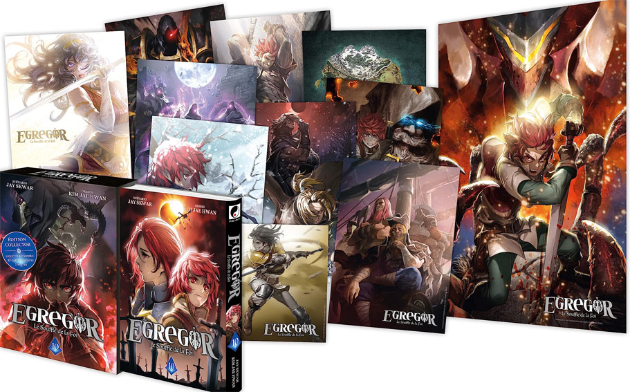 Manga egregor coffret collector tome 10 t10 achat precommande