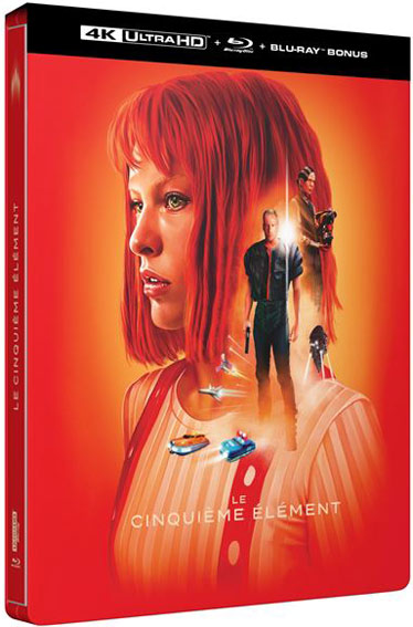Cinquieme element Edition collector Steelbook Blu ray 4K Ultra HD