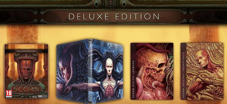 Scorn edition deluxe ps5 steelbook collector