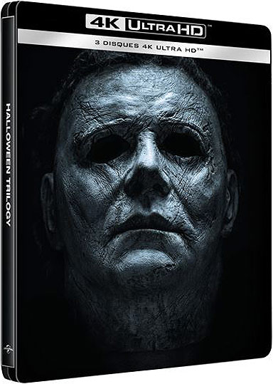 coffret integrale trilogie halloween bluray 4k ultra hd edition steelbook uhd