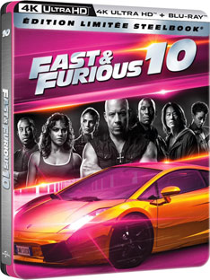 fast furious 10 steelbook 4k