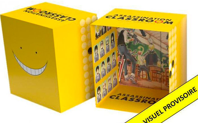 coffret integrael edition collector manga assassination classroom 1