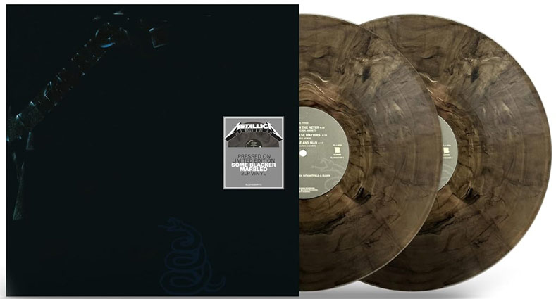 Metallica black album vinyl lp edition colore limited