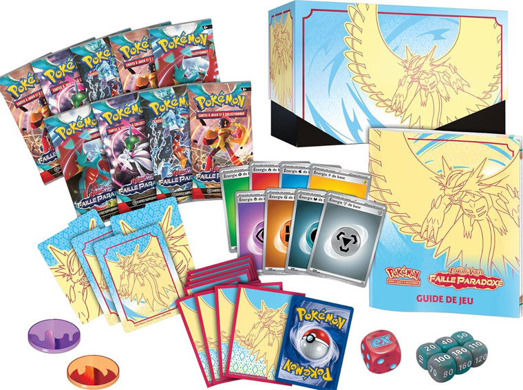 Carte pokemon faille paradoxe coffret collector