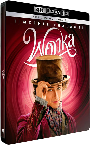 Steelbook willy wonka films precommande bluray 4k 2024 collector