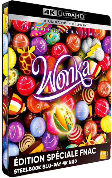Steelbook wonka edition collector fnac bluray 4K Ultra HD