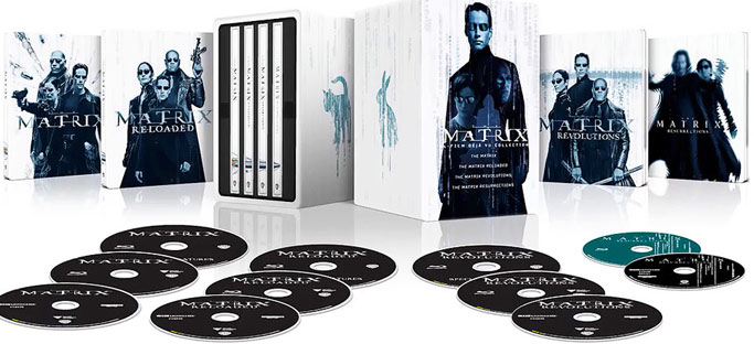 coffret integrale 4k matrix 4 films bluray