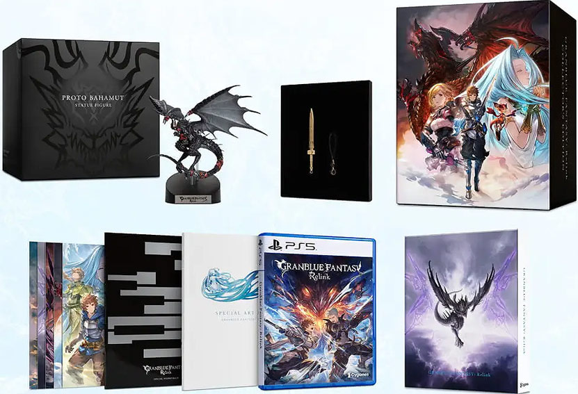 granblue edition collector ps5 figurine dragon