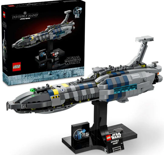 Lego star wars main invisible hand 75377 collection 25 years 25th