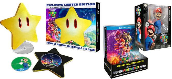 super mario bros film bluray dvd 4k uhd hdr collector