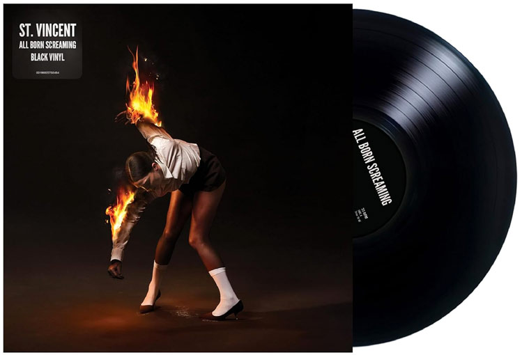 St vincent nouvel album all born screaming vinyl lp colore collector cd