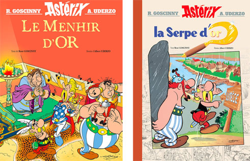 nouvelle BD asterix menhir or