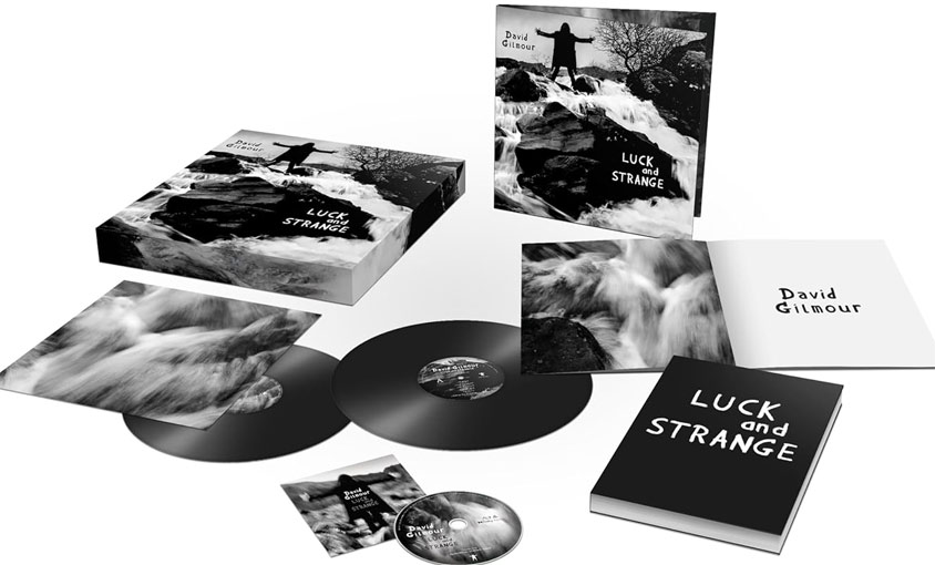 Coffret collector deluxe david gilmour luck strange edition 2LP vinyl artbook cd