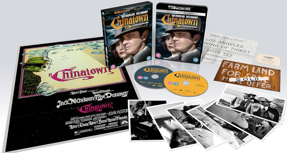 chinatown bluray 4k uhd edition collectors 50 anniversaire