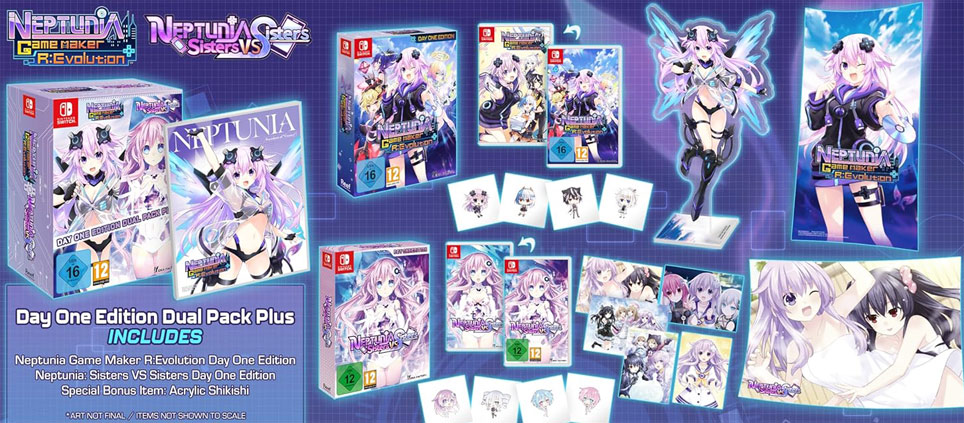 Neptunia game maker evolution sisters vs edition collector nintendo switch